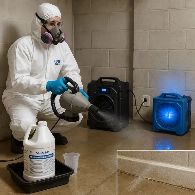 Sanitization and Odor Removal process in Charlotte, TN